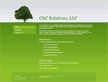 Tablet Screenshot of candcsolutions.biz